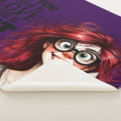 Crazy Cat Lady  シェルパブランケット (3/4)