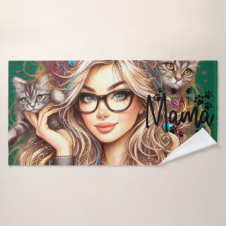 Crazy Cat Lady  バスタオル