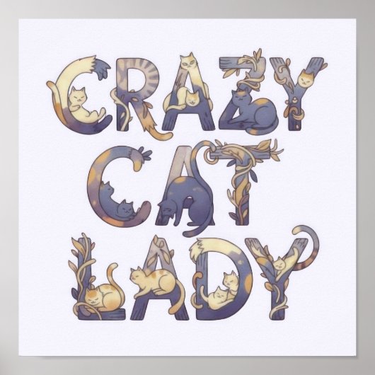 Crazy Cat Lady ポスター (正面)