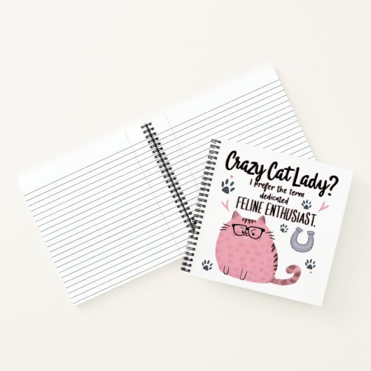 Crazy Cat Lady? Funny Cat Lover Gift  ノートブック (内部)