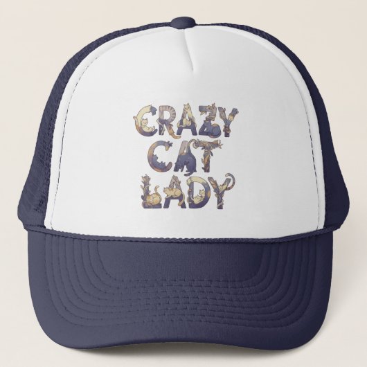 Crazy Cat Lady Hat キャップ (正面)