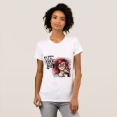 Crazy Cat Lady  Tシャツ (正面フル)