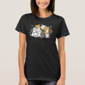 Crazy Cat Lady Team Cat Butterfly Smile Tee Tシャツ (正面)
