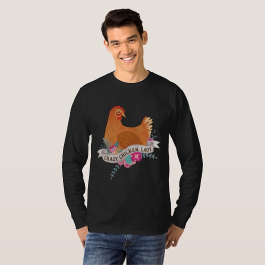 Crazy Chicken Lady 59 Tシャツ (正面フル)