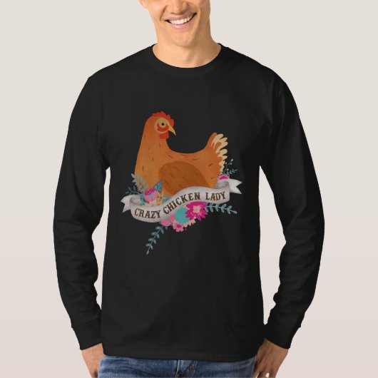 Crazy Chicken Lady 59 Tシャツ (正面)