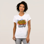Crazy Chicken Lady Killing It Graffiti Tee Tシャツ (正面フル)