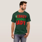 Crazy Christmas Lady friend Tシャツ (正面フル)