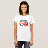 Crazy Christmas Lady - Funny Women Christmas Tシャツ (正面フル)