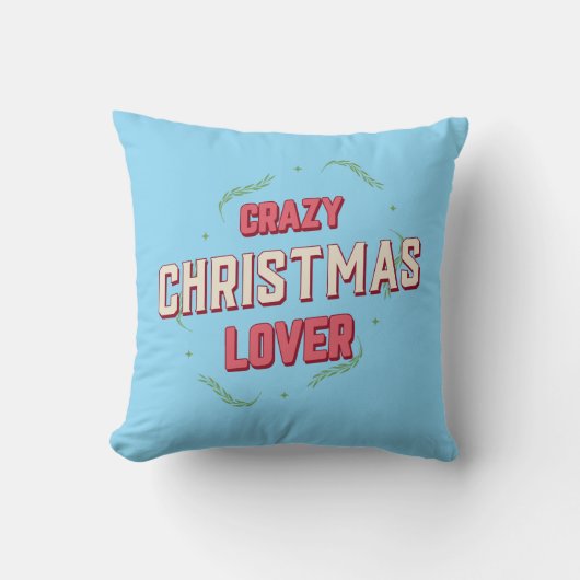 Crazy Christmas Lover クッション (正面)