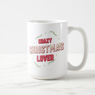 Crazy Christmas Lover コーヒーマグカップ