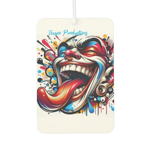 Crazy clown car air freshener カーエアーフレッシュナー (正面)