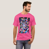 Crazy Colour Mix Art Tshirt For Tshirt For Men  Tシャツ (正面フル)