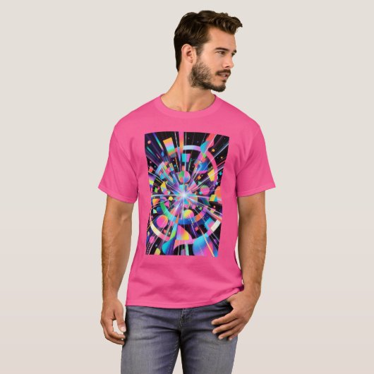 Crazy Colour Mix Art Tshirt For Tshirt For Men  Tシャツ (正面フル)