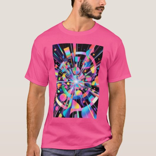 Crazy Colour Mix Art Tshirt For Tshirt For Men  Tシャツ (正面)