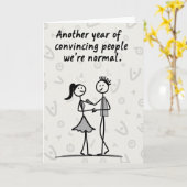 Crazy Couple Another Year Card カード (黄色い花)
