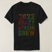 CRAZY COUSIN CREW 2022 Leopard Print Funny Mawmaw  Tシャツ (デザイン正面)