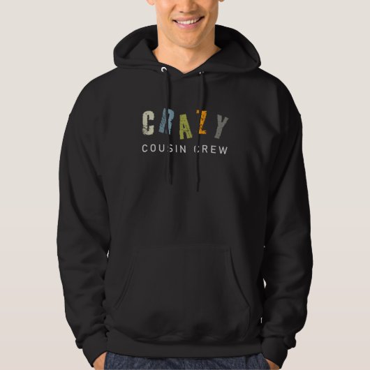Crazy Cousin Crew Apparel Matching Kids and Adults パーカ (正面)