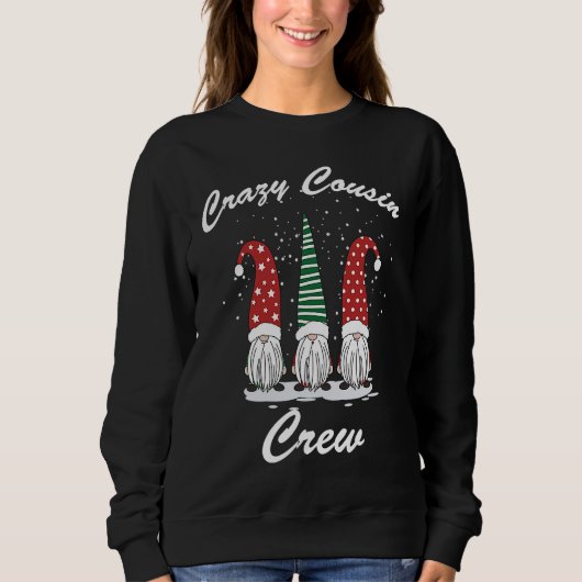 Crazy Cousin Crew Christmas スウェットシャツ (正面)