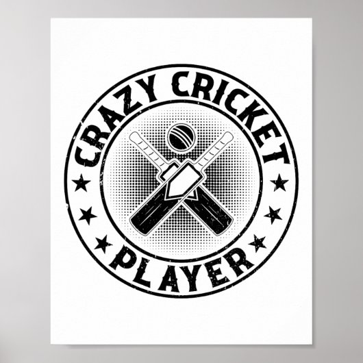 Crazy Cricket Player - Cricketing Cricket Player 1 ポスター (正面)