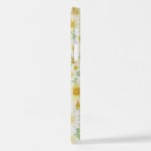 Crazy Daisy Floral Personalized iPhone Case iPhoneケース (左側面)