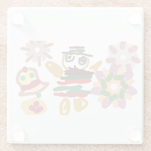 Crazy dance gingerbread   ガラスコースター (裏面)