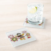 Crazy dance gingerbread   ガラスコースター (アングル)