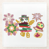 Crazy dance gingerbread   ガラスコースター (正面)