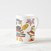 Crazy dance gingerbread   ボーンチャイナマグカップ (正面右)