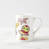 Crazy dance gingerbread   ボーンチャイナマグカップ (右)