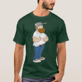 Crazy Dave Plants vs Zombies funny Tシャツ (正面)