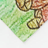 Crazy for Nuts フリースブランケット (角)