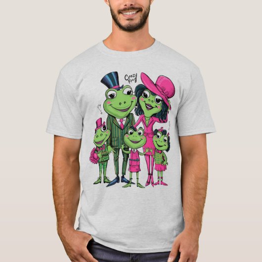 crazy frog familyt-shirt tシャツ (正面)
