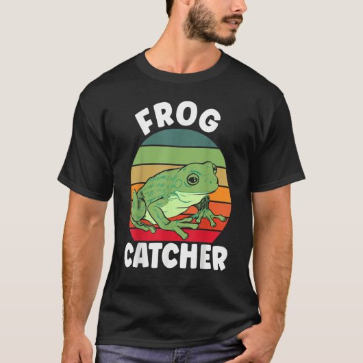 Crazy Frog Frog Whisperer Frog Catcher Tシャツ (正面)
