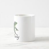 Crazy Frog Lady Frog lover gifts コーヒーマグカップ (中央)
