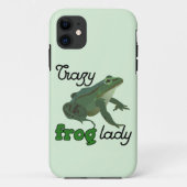 Crazy Frog Lady Frog lover gifts Case-Mate iPhoneケース (裏面)