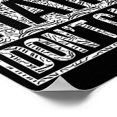 Crazy Hair Don't Care Shirt  ポスター (角)