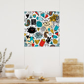 Crazy head ポスター (キッチン)