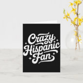 Crazy hispanic fan  カード (黄色い花)