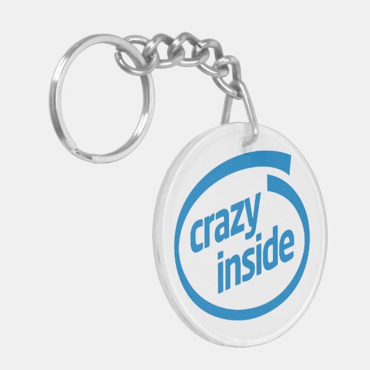 Crazy inside キーホルダー (正面左)