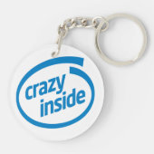 Crazy inside キーホルダー (裏面)