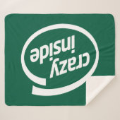 Crazy inside シェルパブランケット (正面(横))