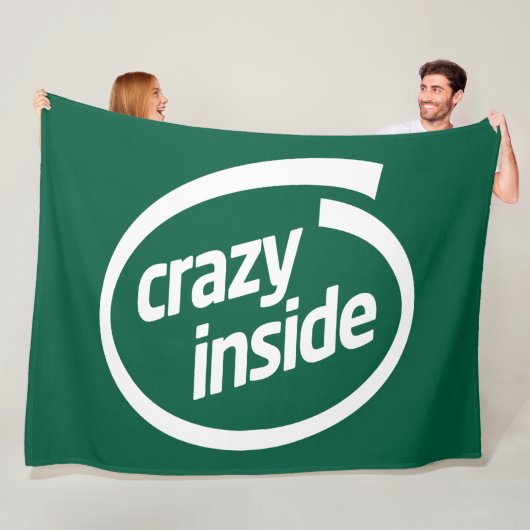 Crazy inside フリースブランケット (インサイチュ)