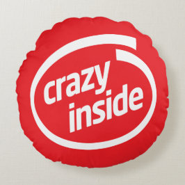 Crazy inside ラウンドクッション
