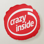 Crazy inside ラウンドクッション (裏面)