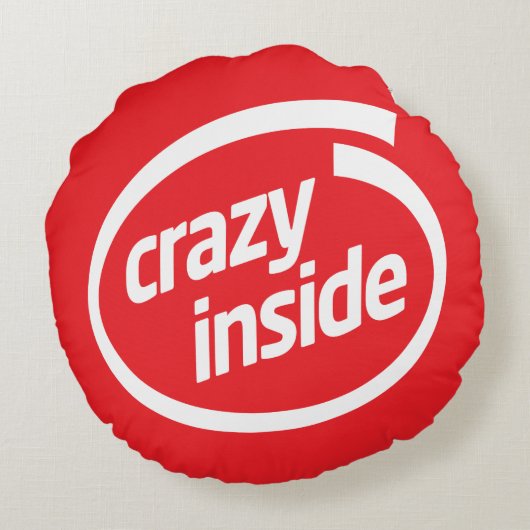 Crazy inside ラウンドクッション (裏面)