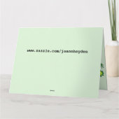 CRAZY IRISH COUSIN ST PATRICK'S DAY  サンキューカード (裏面)