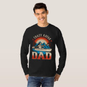 Crazy Kayak Dad Kayaker Father Kayak Tシャツ (正面フル)