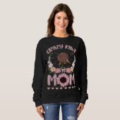 Crazy Kiwi Mom Kiwi Bird Girl スウェットシャツ (正面フル)