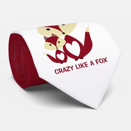 Crazy Like a Fox, Red Fox Burlap ネクタイ (ロール)