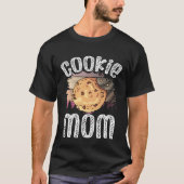 Crazy Mom Baking Mama Baker Chef Dessert Mothers D Tシャツ (正面)